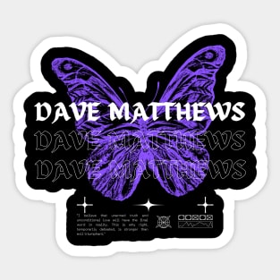 Dave Matthews // Butterfly Sticker